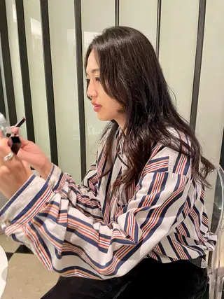 セミロング カット/パーマ/ カラー林本　南壱人のヘアスタイル