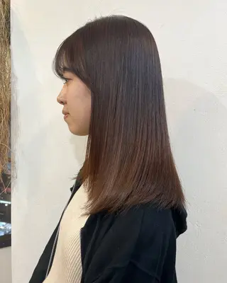 ミディアム 韓国ヘア 🎀華澄のヘアスタイル