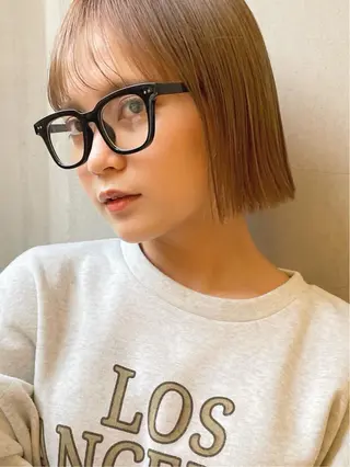 ショート カラー 🫧透明感ヘア🫧 🧸竹花　彩希🧸のヘアスタイル