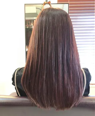 ロング カラー こすげひろと カラー講師のヘアスタイル