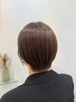 ショート 透明感カラー🧁🩰 🫧仲松良菜🎀のヘアスタイル