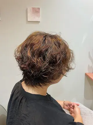 パーマ 櫻井 莉子のヘアスタイル