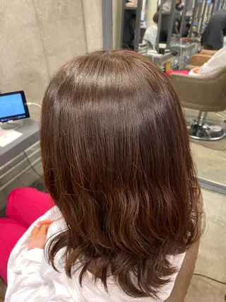 カラー すずき さくやのヘアスタイル