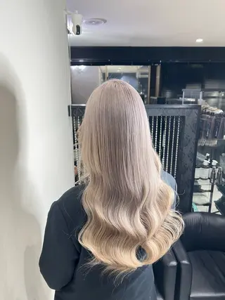 ロング カラー YUDU🍊 germe/ジェルムのヘアスタイル