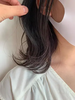 ミディアム カラー ANY／SUE 千葉パーマのヘアスタイル