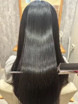 ロング KAEDE💖 縮毛矯正/艶カラーのヘアスタイル