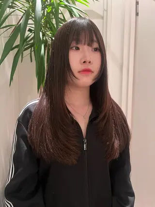 ロング tricca daikanyama所属・縮毛矯正/ボブ/ 🌱長尾朋弥🌱のヘアスタイル