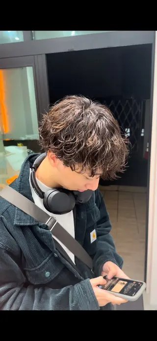 パーマ メンズ 当日予約⭕️ fifth渋谷太田のヘアスタイル