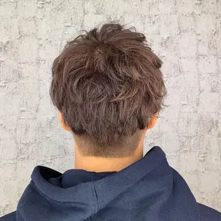 ミディアム カラー メンズ 小島 健太郎のヘアスタイル