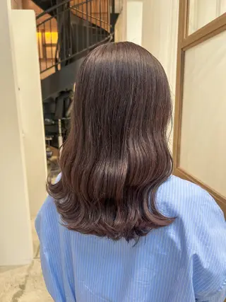 セミロング カラー ヘアアレンジ yuka .のヘアスタイル