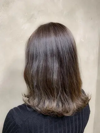 ミディアム カラー 🌈髪質改善💕 縮毛矯正✨青木まで✨のヘアスタイル