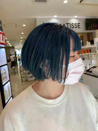 ショート 西新/siohair 似合わせ/石尾刻矢のヘアスタイル