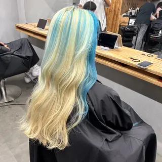 ロング カラー N/デザインカラー 🌿ナギのヘアスタイル