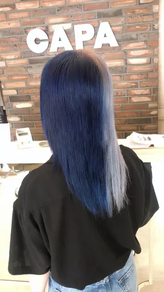 ロング カラー デザインカラー🎨 下北沢 / 磯部のヘアスタイル