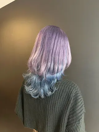 セミロング カラー 🦋韓国ヘア 坂本 菜摘🦋のヘアスタイル