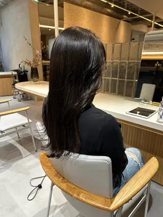 ロング カラー 和田 あおいのヘアスタイル