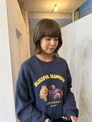 ミディアム 磯　亜由香 🌷ブリーチのヘアスタイル