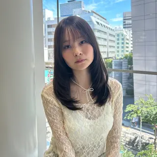 ロング カラー 艶髪✖️透明感/ 暗髪/AOIのヘアスタイル
