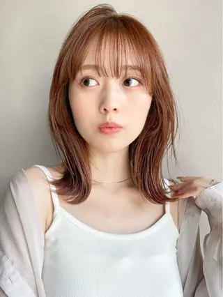 ミディアム カラー 【lyann表参道】 大内優衣のヘアスタイル
