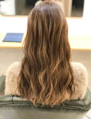 ロング カラー パーマ ヘアアレンジ メンズ キッズ ネイル マツエク・マツパ アイブロウ Leyシェアサロン所属・Ken ドライカット ✂️水素ケアのヘアスタイル