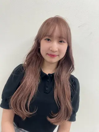 カラー MINX 岩下愛翔のヘアスタイル