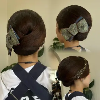 ロング ヘアアレンジ 永井 夢彩のヘアスタイル