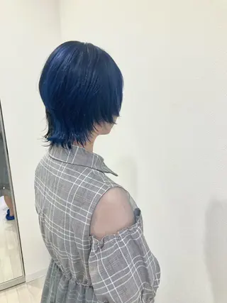 ショート カラー Re:st所属・Miyavi/カラー ショートボブのヘアスタイル