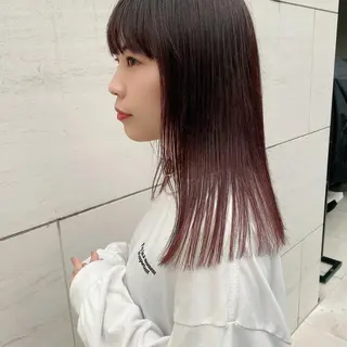 ミディアム 丸山 史香のヘアスタイル