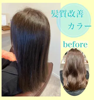 セミロング 井上 美春のヘアスタイル