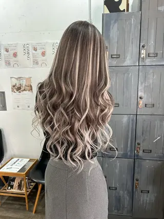 ロング SITY.天神大名【シティ】所属・🦋mamiya🦋 カットモデル募集のヘアスタイル