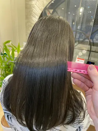 セミロング ✨シルクストレート✨ 美髪髪質改善Yukiのヘアスタイル