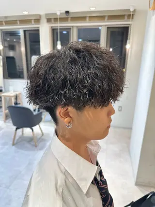 パーマ メンズ AITOKYO  men's 横浜所属・【パーマの達人】 メンズ特化🔥小平徹のヘアスタイル
