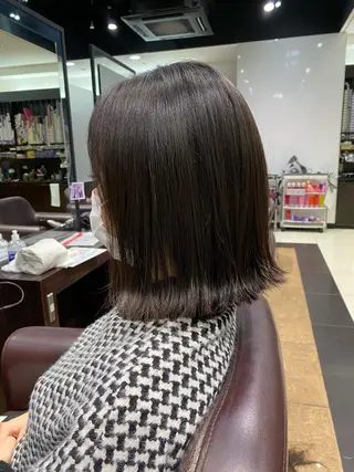 ミディアム hina☺︎ 髪質改善/ストレートのヘアスタイル