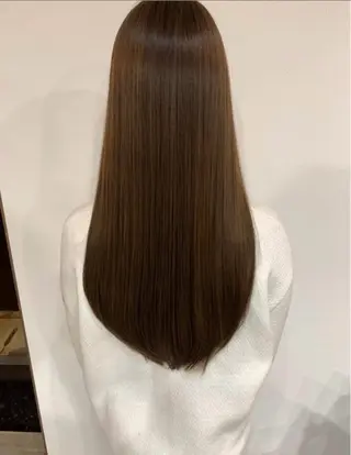 ロング カラー 平尾/艶カラー/ アッシュ系/中川誠大のヘアスタイル