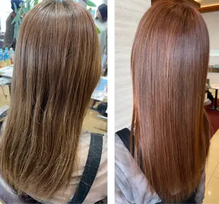 カラー 中間 知佳子のヘアスタイル