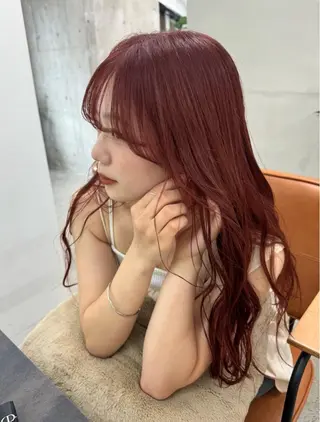 カラー ayaka/暖色 /ニュアンスボブのヘアスタイル