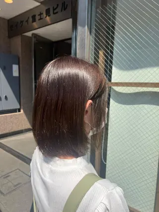 ミディアム 須永 優希のヘアスタイル