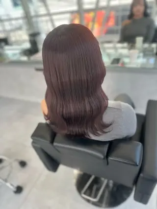 ミディアム Mi9non /山口 梨里花のヘアスタイル