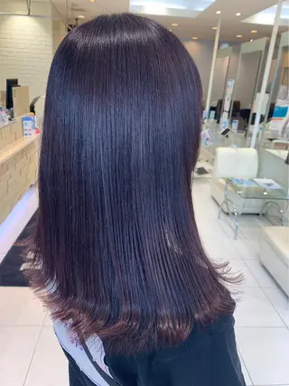 ミディアム カラー MODE K's松原 YUMIのヘアスタイル