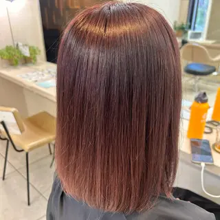 カラー 🧃暖色カラー/🪷 アレンジ/ yunaのヘアスタイル