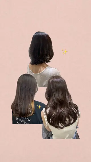 セミロング CYAN by artefice所属・安達 萌花のヘアスタイル