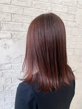 セミロング カラー ウルフカット 🐹朝日🐹のヘアスタイル