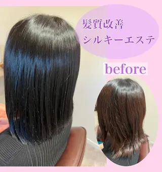 ミディアム 井上 美春のヘアスタイル