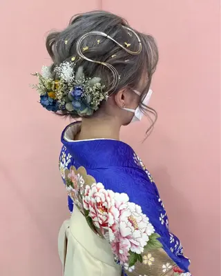 ヘアアレンジ LANDS所属・nanaka 🤍韓国ワンホンヘアのヘアスタイル
