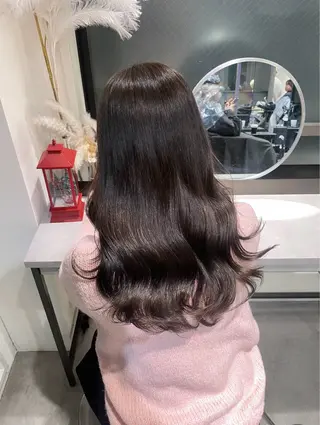 ロング カラー Qin shaire salon 原宿店所属・髪質改善/透明感カラ ー/Atsukoのヘアスタイル
