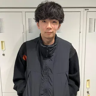 ショート パーマ メンズ メンズ特化 河内翔吾のヘアスタイル