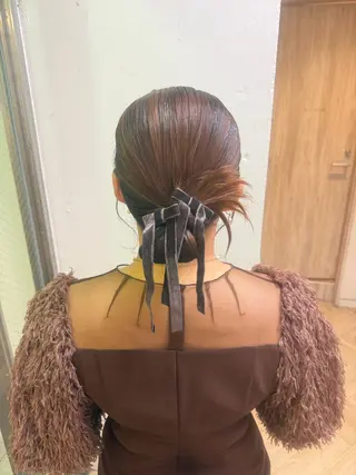 ヘアアレンジ 艶髪/ストレート/ アレンジ/Koumeのヘアスタイル