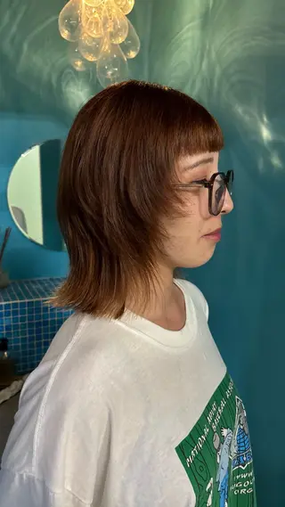 ミディアム 大泊 来寧のヘアスタイル