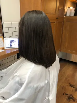 ミディアム MOOD,所属・レイヤーカット/銀座 TAROのヘアスタイル