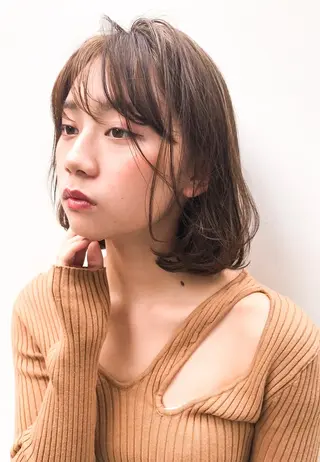 ミディアム 韓×中くびれヘア💋 髪質改善宇塚元哉💓のヘアスタイル